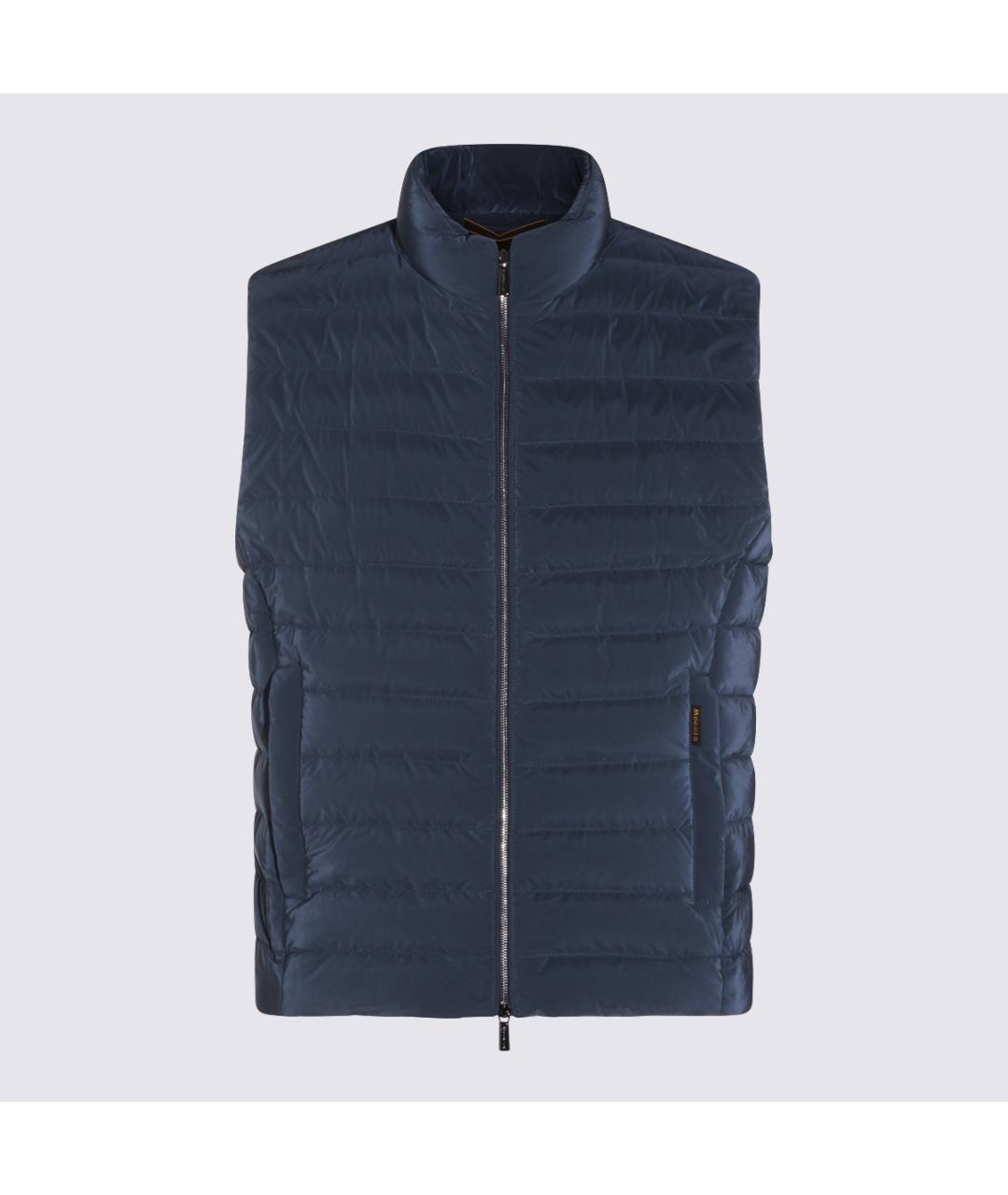 MOORER Синий полиамидовый жилет, фото 5