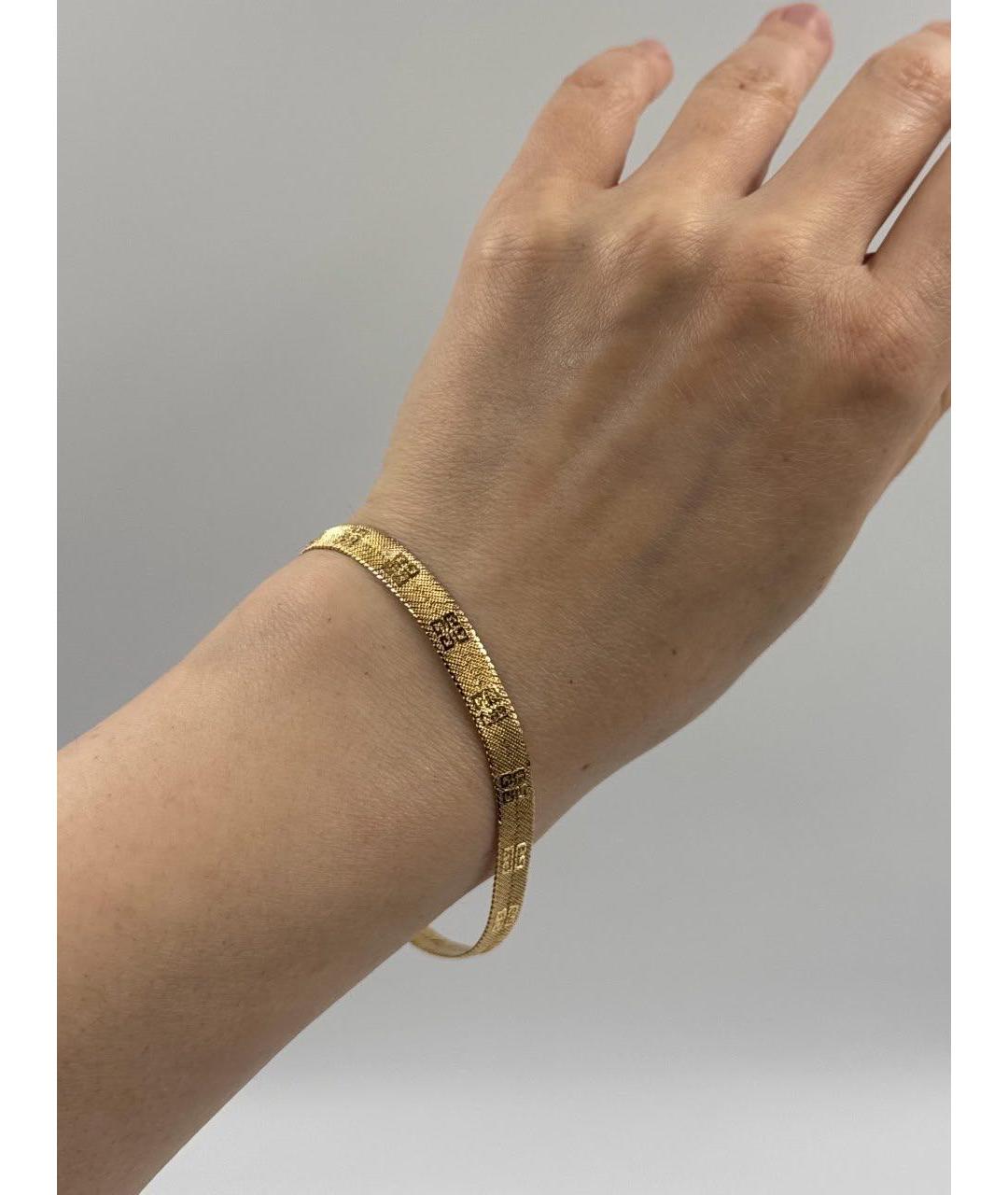 GIVENCHY Золотой металлический браслет, фото 7