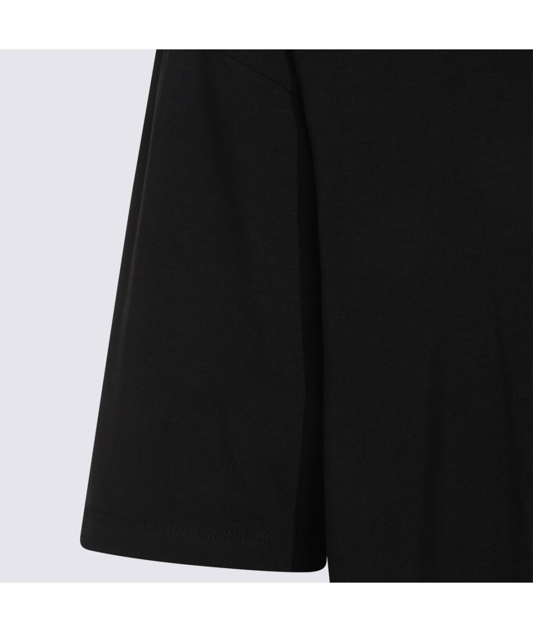 THOM KROM Черная хлопковая футболка, фото 2