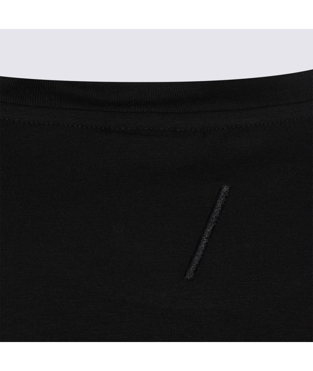 THOM KROM Черная хлопковая футболка, фото 3