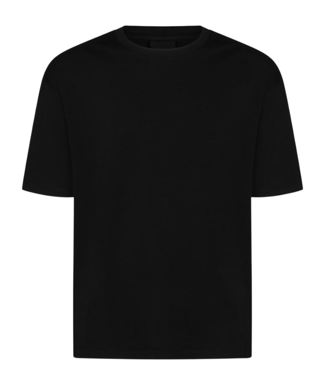 THOM KROM Черная хлопковая футболка, фото 1