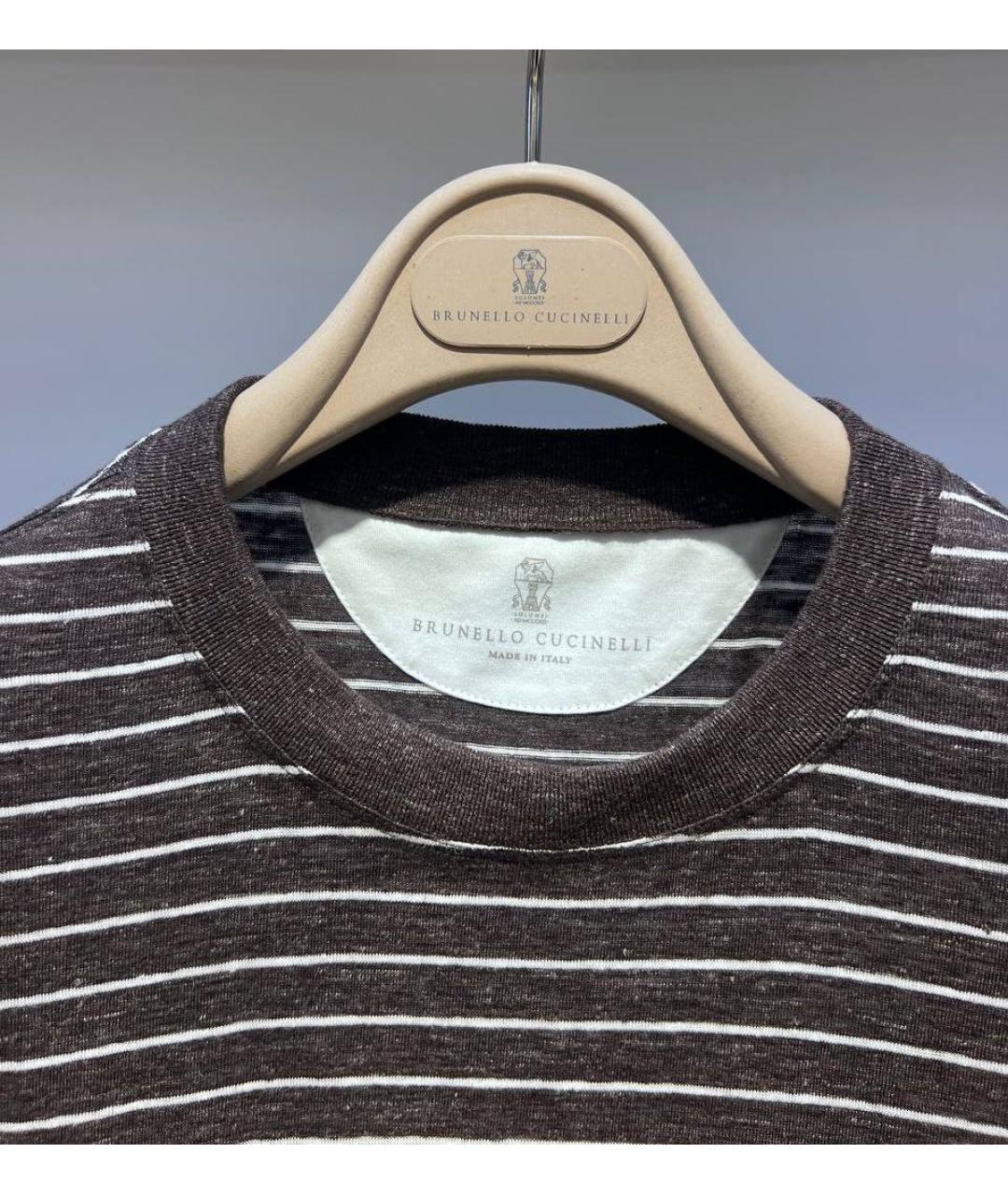 BRUNELLO CUCINELLI Черная футболка, фото 3