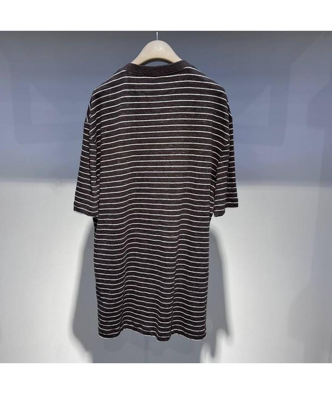 BRUNELLO CUCINELLI Черная футболка, фото 2