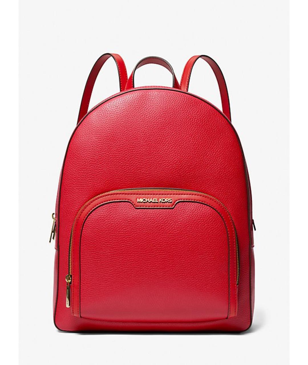 MICHAEL KORS Красный кожаный рюкзак, фото 4