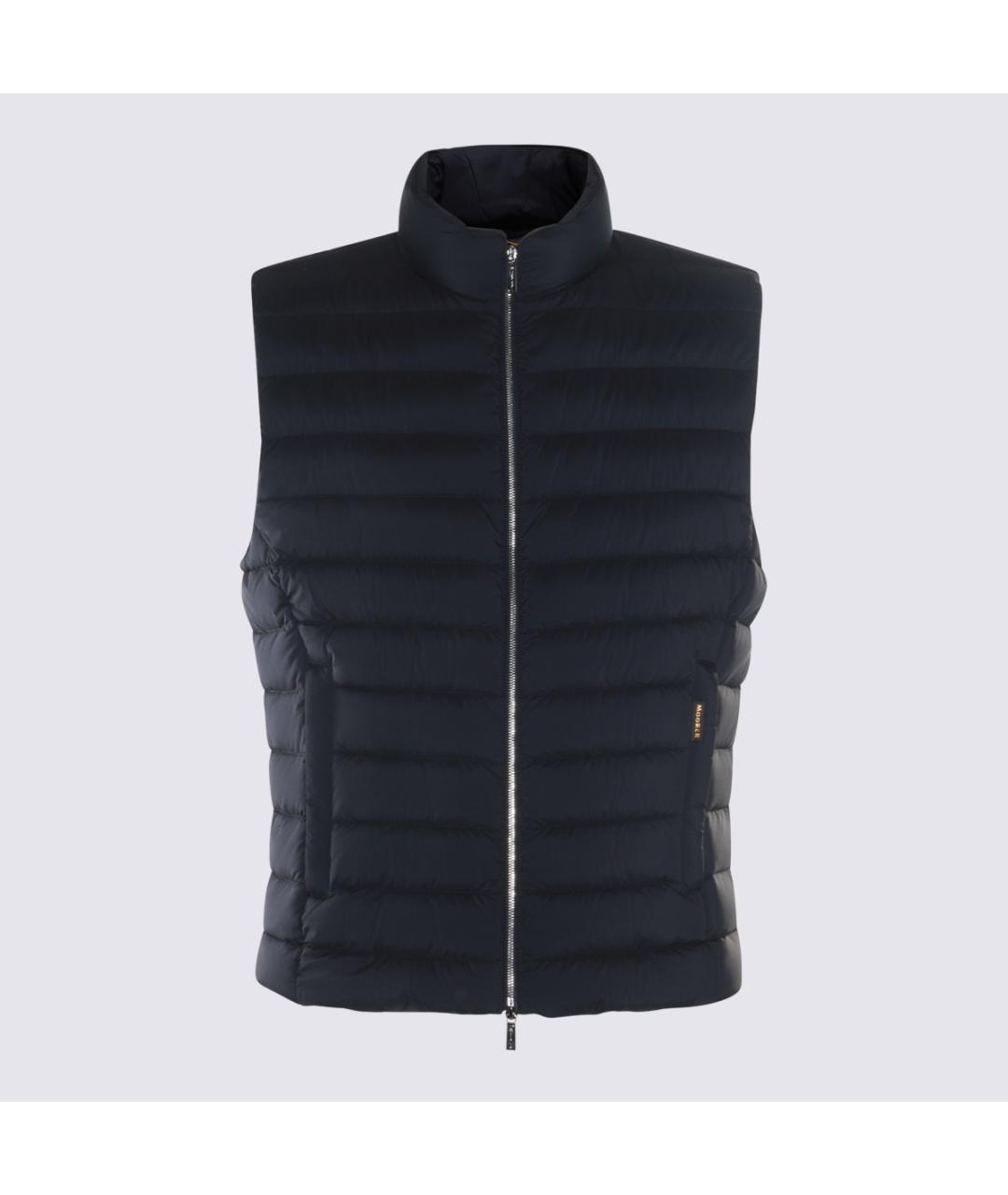 MOORER Темно-синий полиамидовый жилет, фото 3