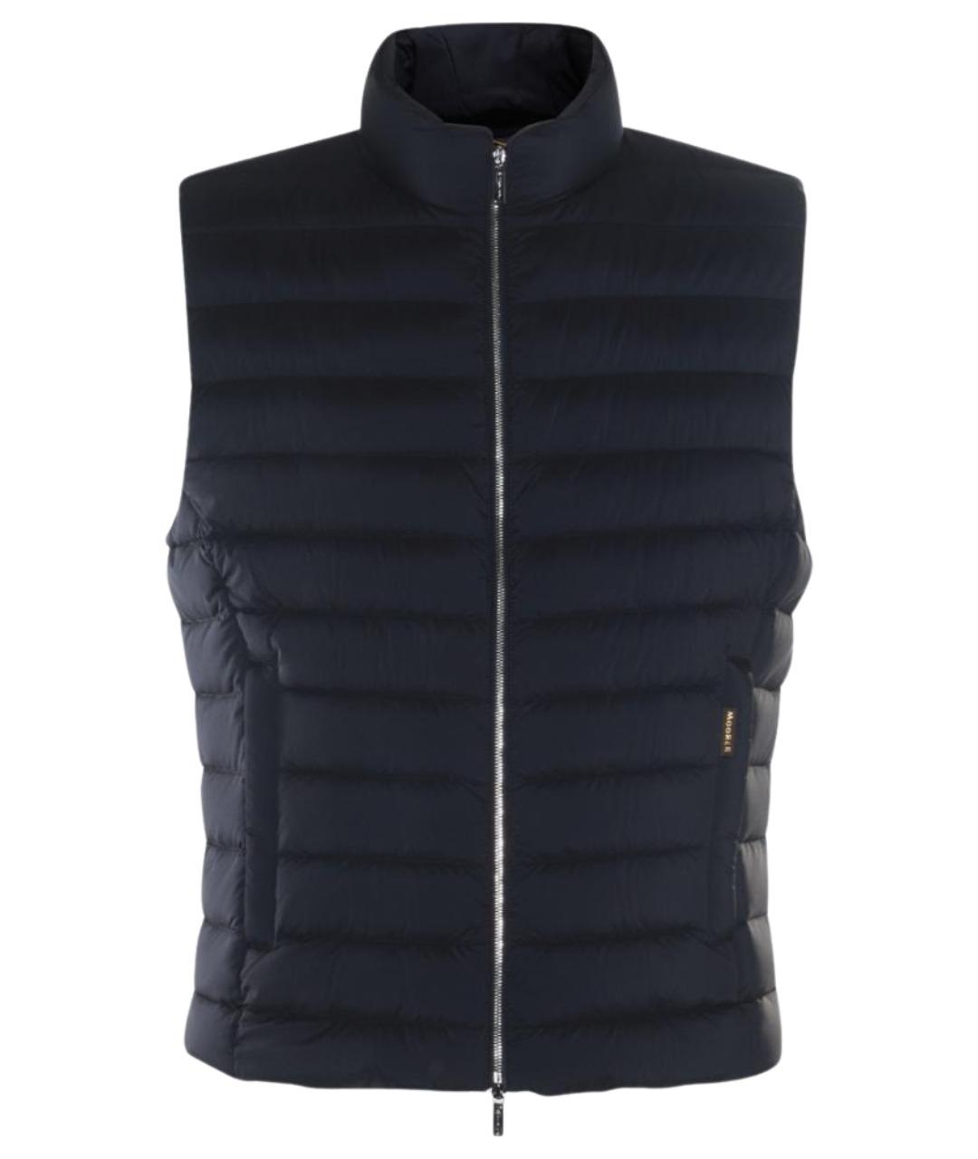 MOORER Темно-синий полиамидовый жилет, фото 1