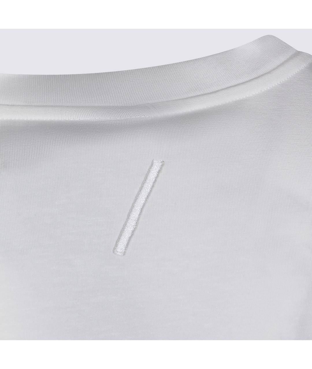 THOM KROM Бежевая хлопковая футболка, фото 4