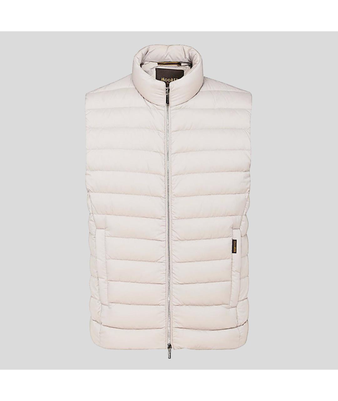 MOORER Бежевый полиамидовый жилет, фото 3