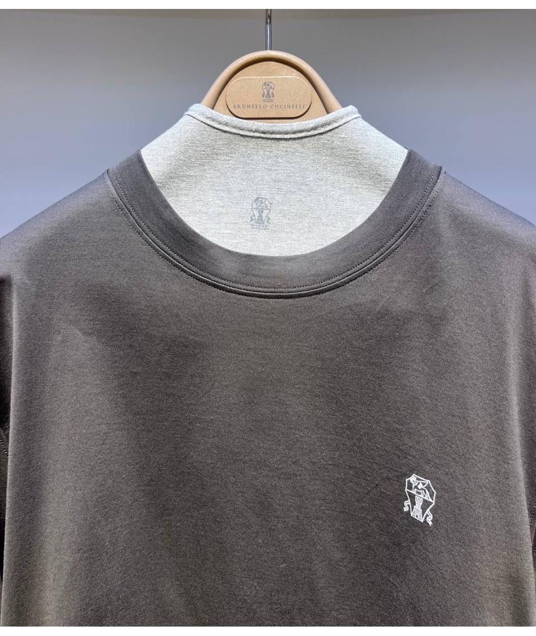 BRUNELLO CUCINELLI Хлопковая футболка, фото 3