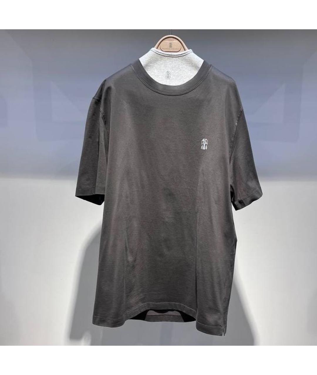 BRUNELLO CUCINELLI Хлопковая футболка, фото 4