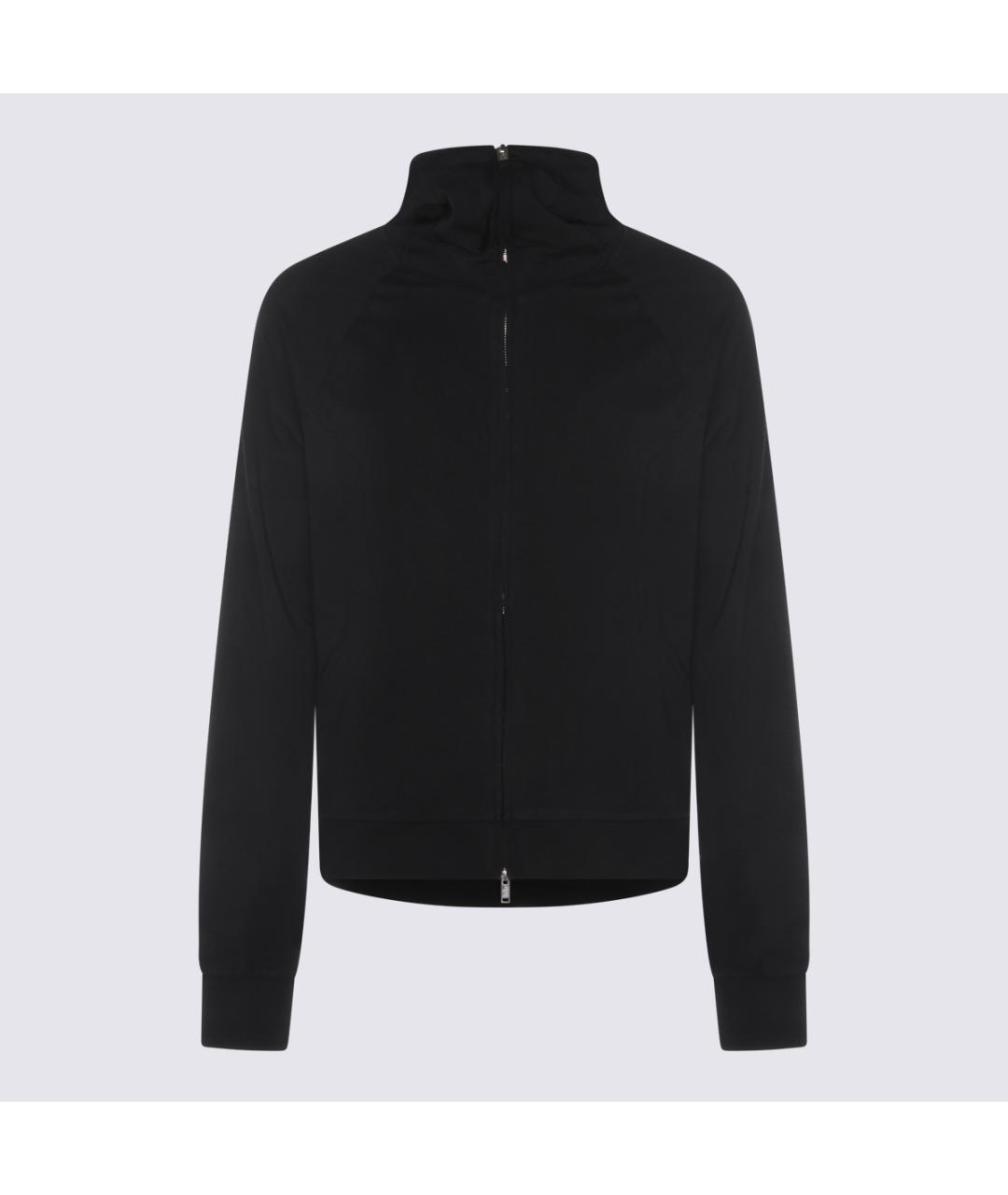 THOM KROM Черный хлопковый джемпер / свитер, фото 4