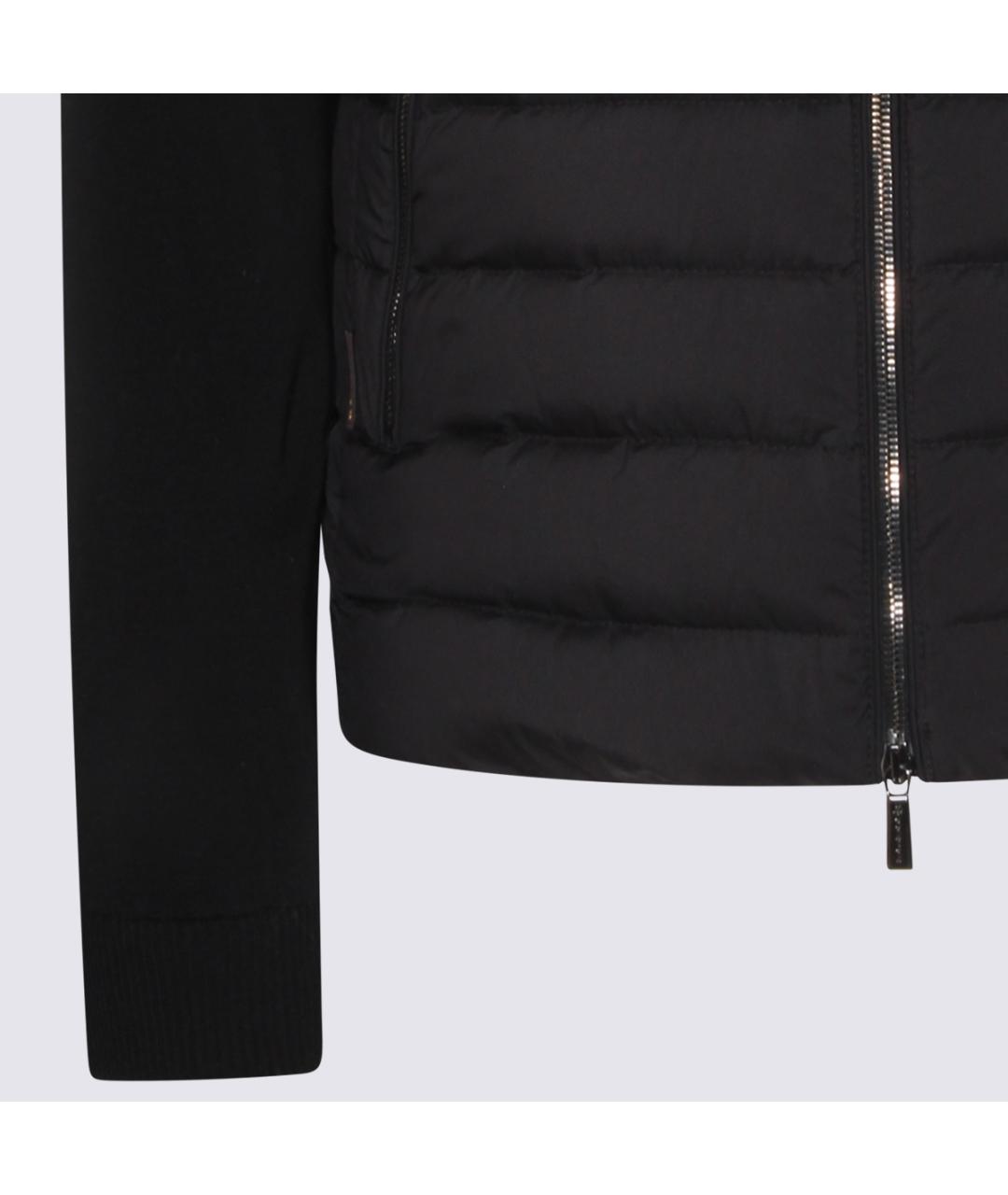 MOORER Черная полиамидовая куртка, фото 3