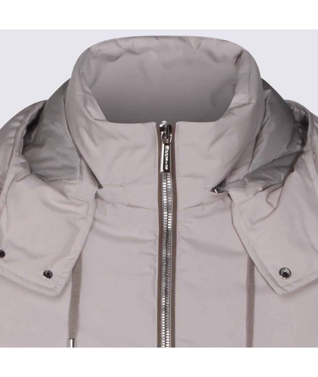 MOORER Бежевая полиамидовая куртка, фото 4