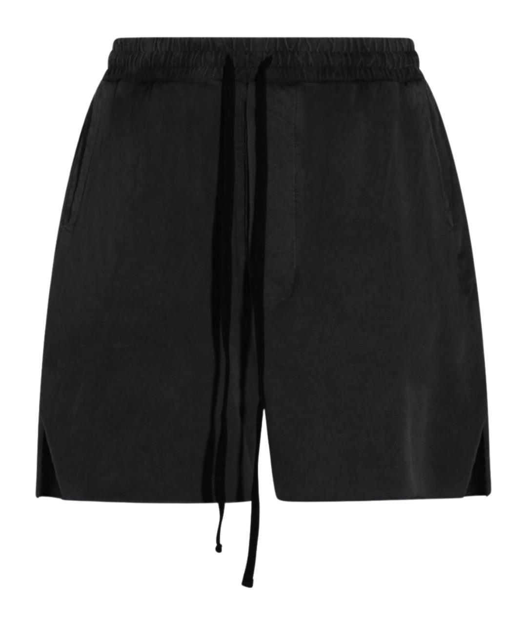 THOM KROM Черные хлопковые шорты, фото 1