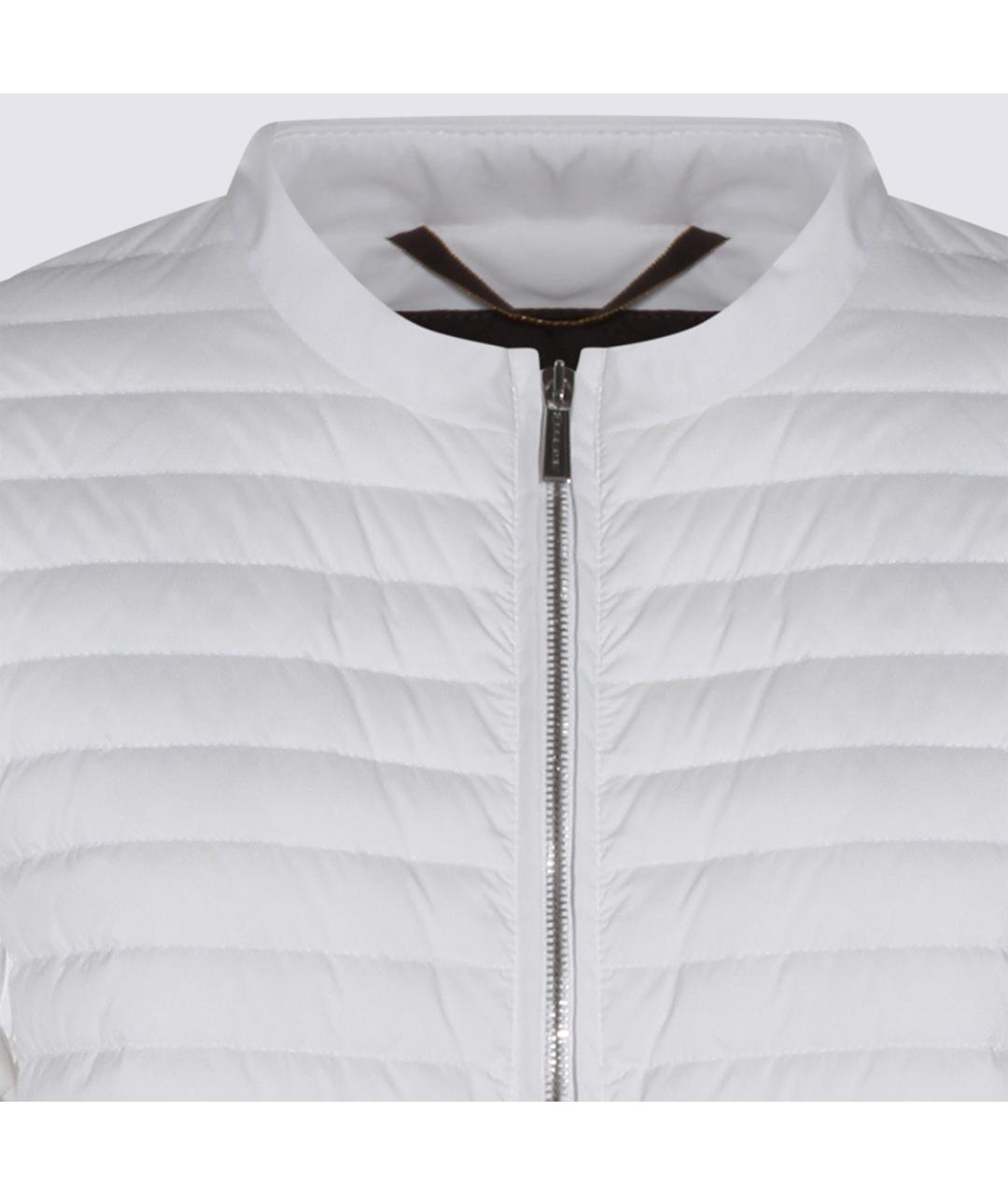 MOORER Белая полиамидовая куртка, фото 2
