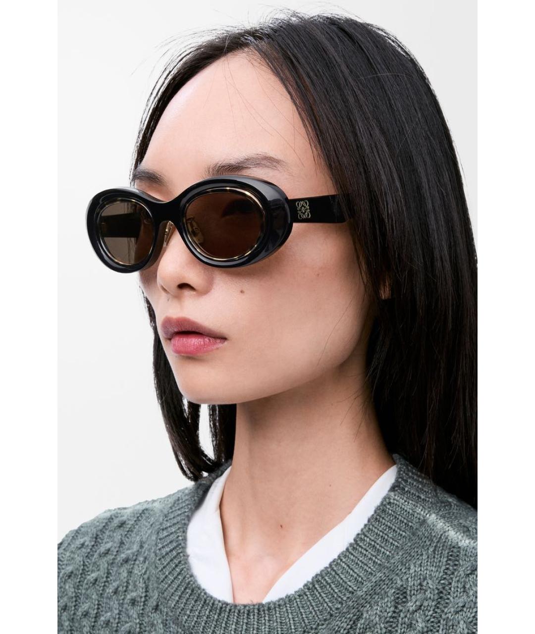 LOEWE Коричневые солнцезащитные очки, фото 2