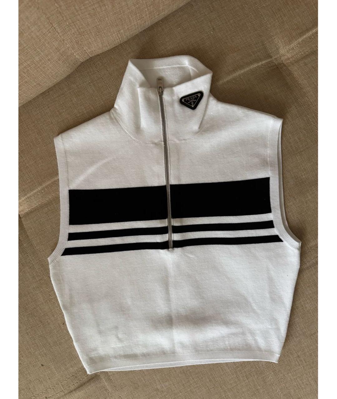 PRADA Белая водолазка, фото 2