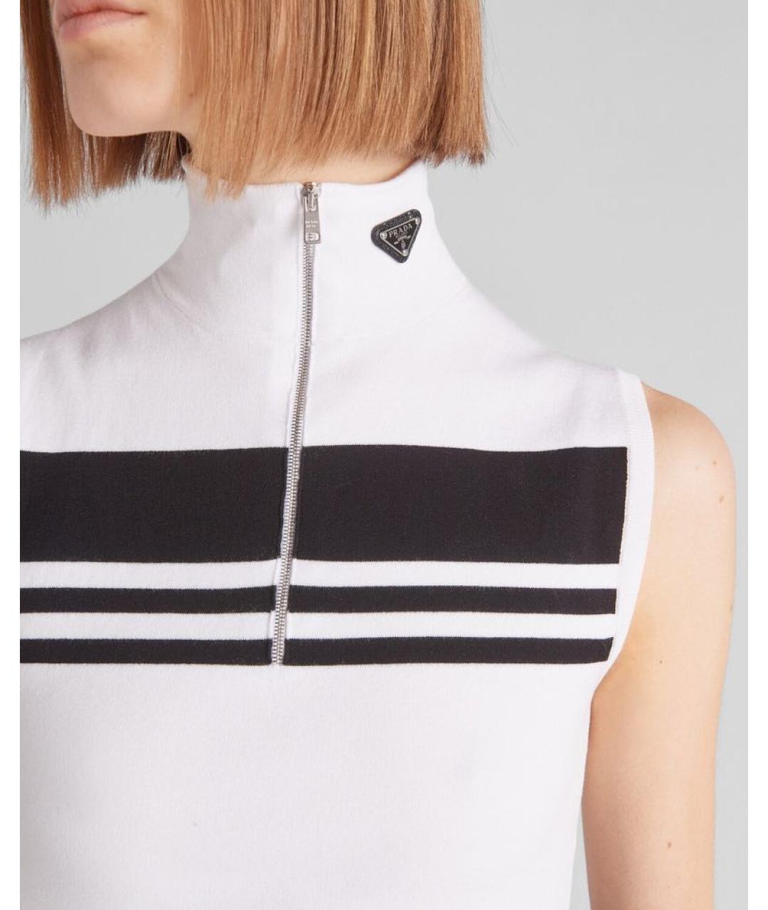 PRADA Белая водолазка, фото 7