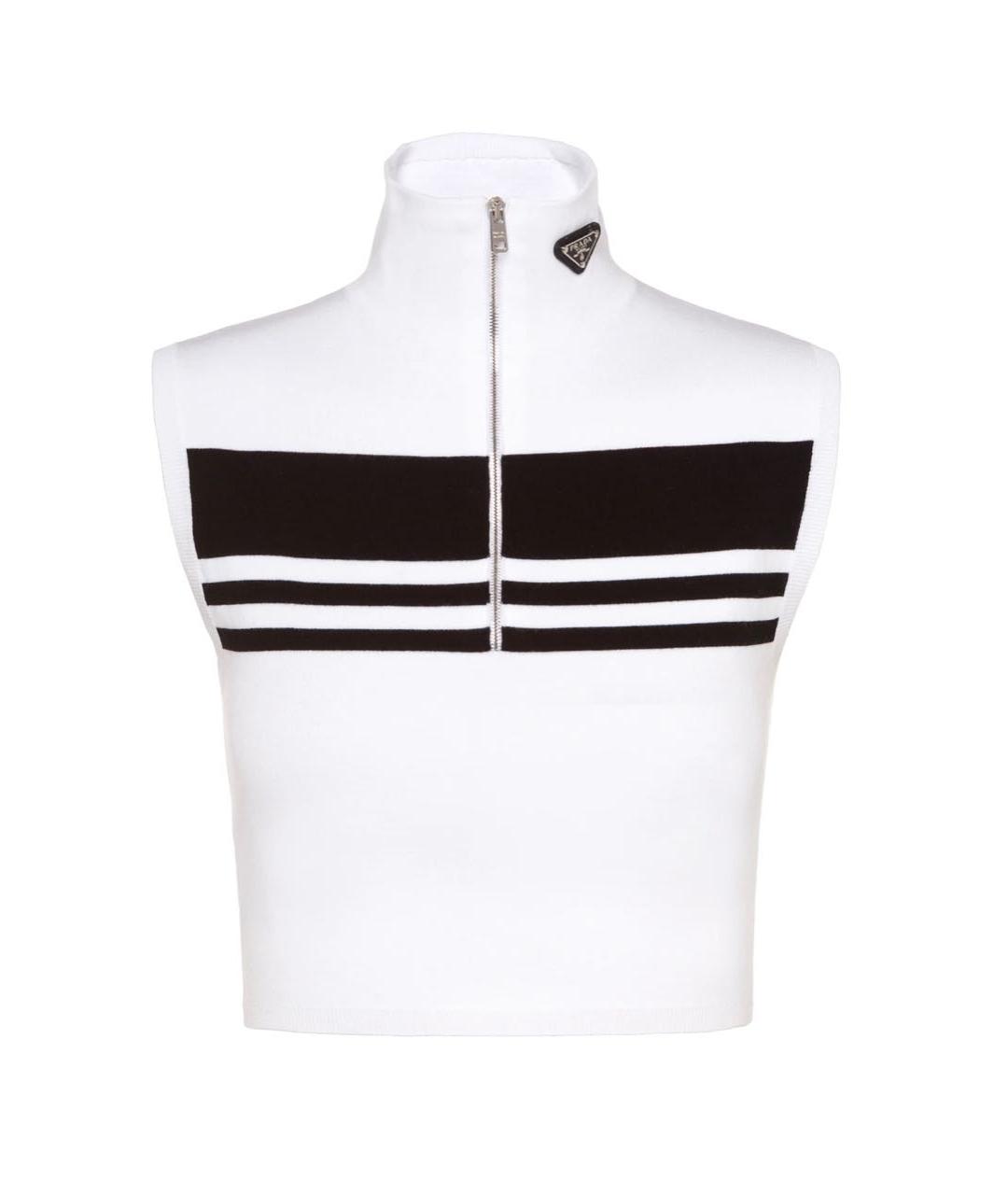 PRADA Белая водолазка, фото 8