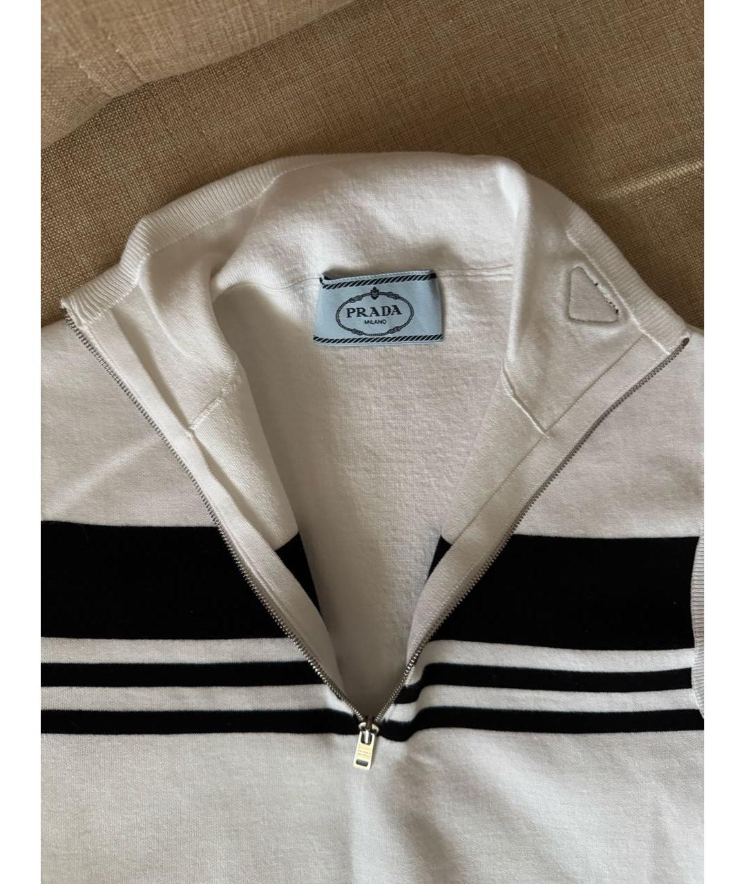 PRADA Белая водолазка, фото 3