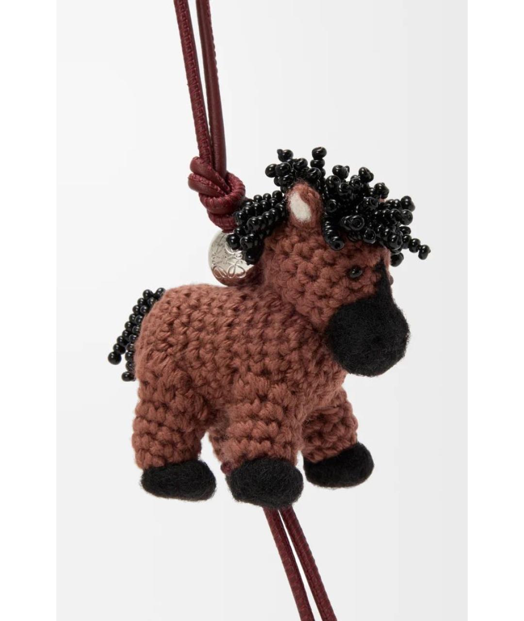 LOEWE Коричневый брелок, фото 2