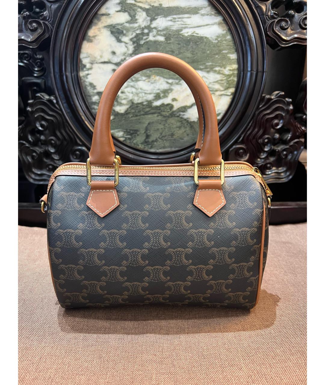 CELINE Коричневая сумка через плечо, фото 2