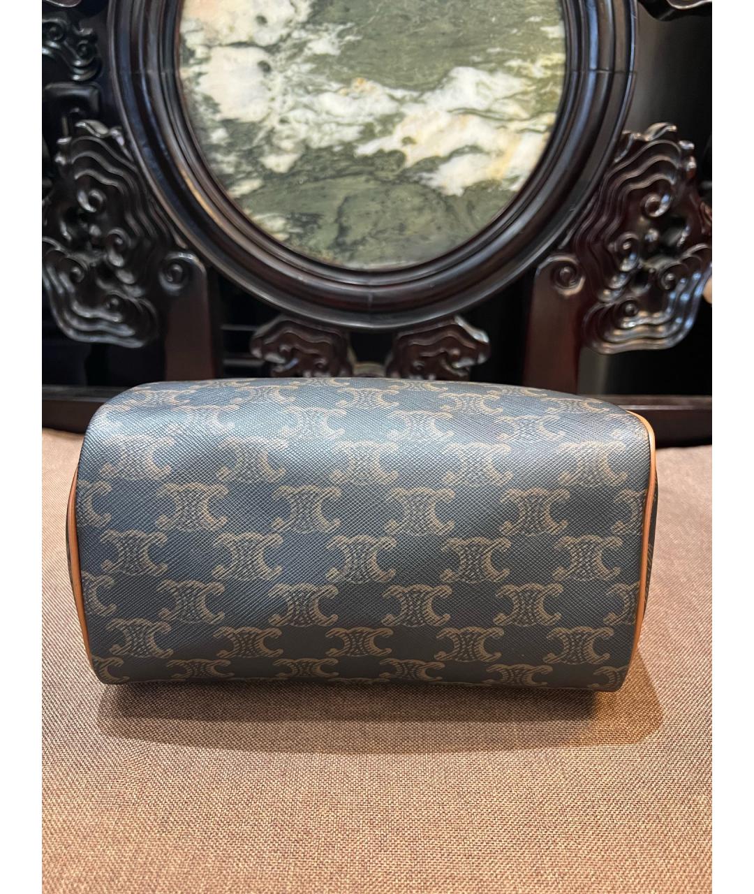 CELINE Коричневая сумка через плечо, фото 5