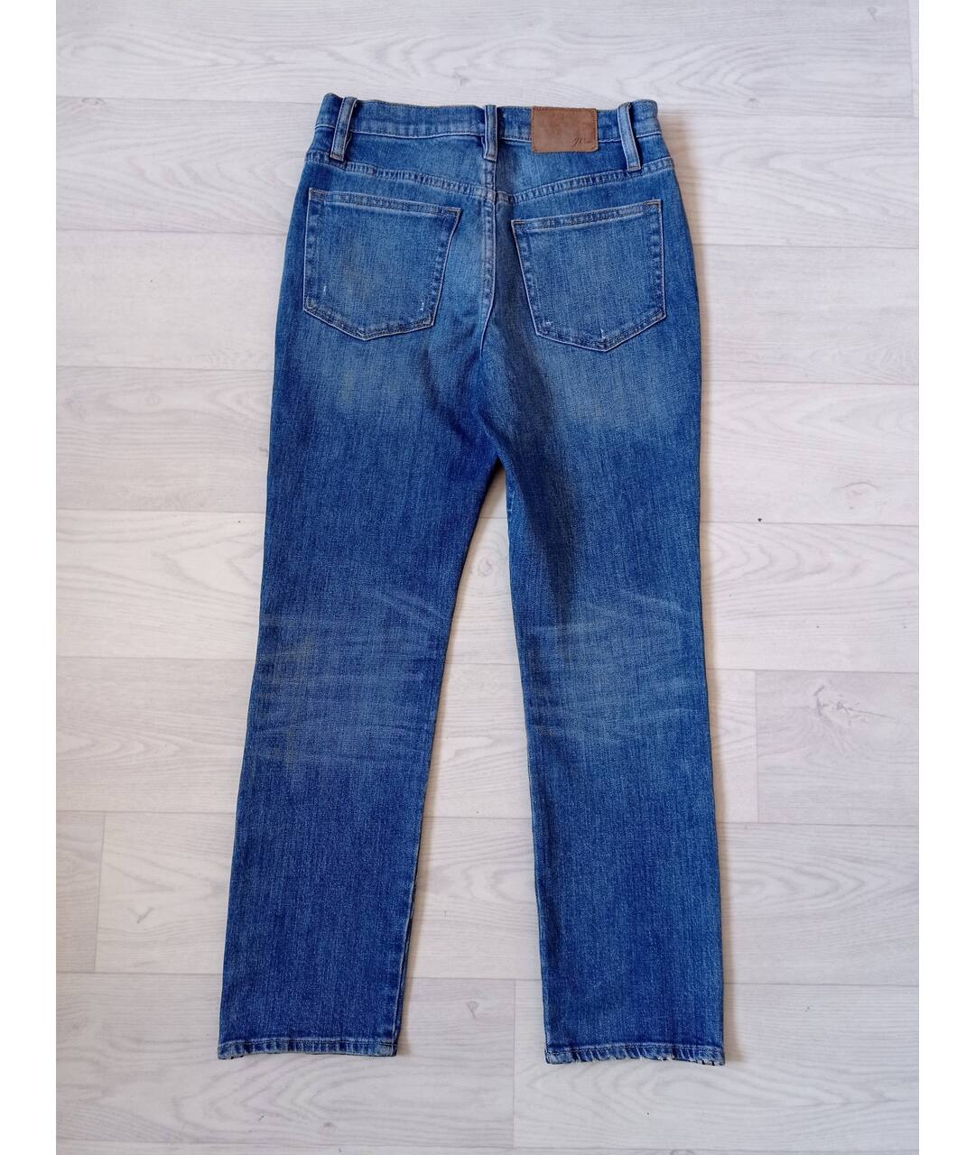 J.CREW Синие хлопко-эластановые джинсы слим, фото 4