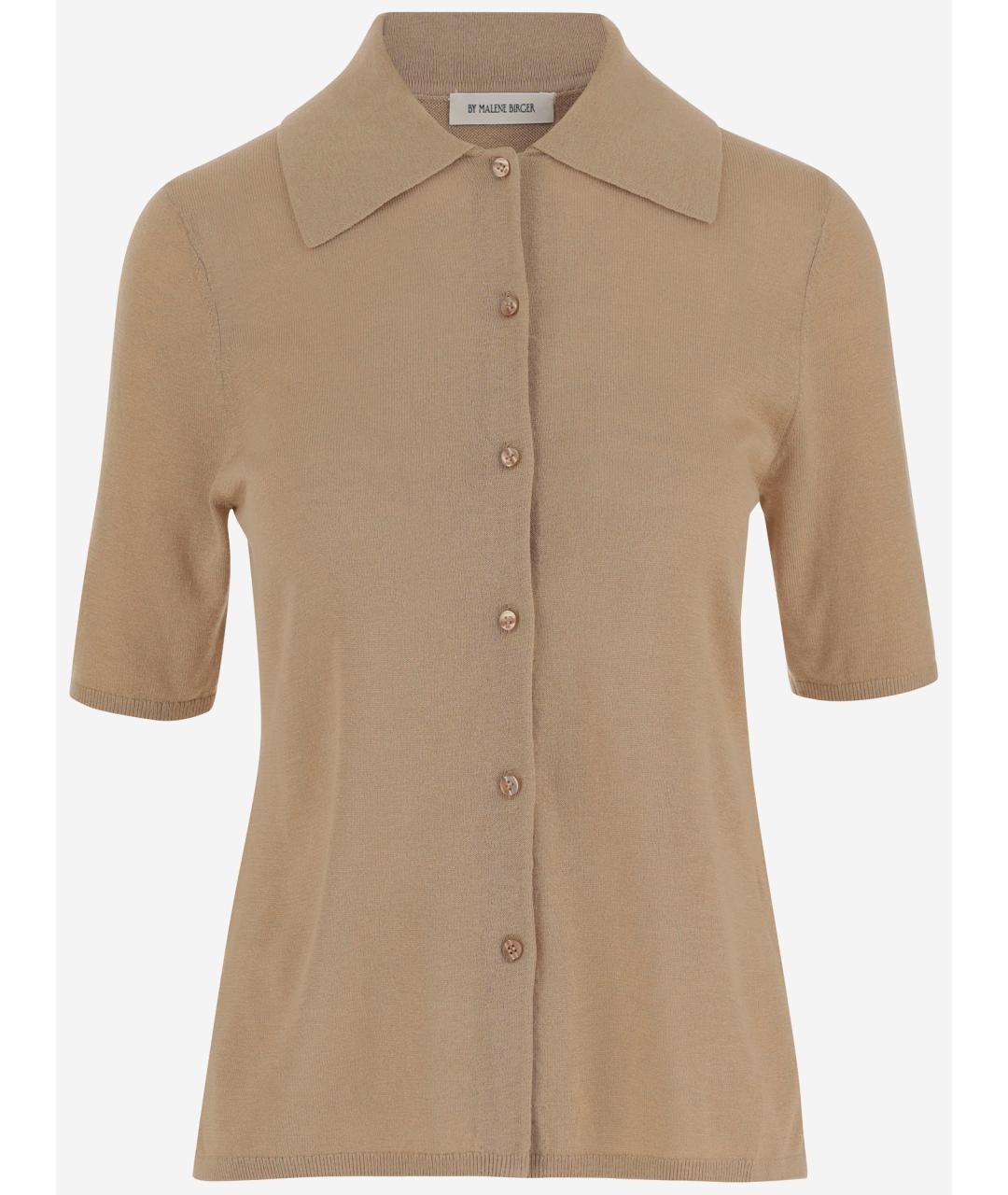 BY MALENE BIRGER Бежевая футболка, фото 1