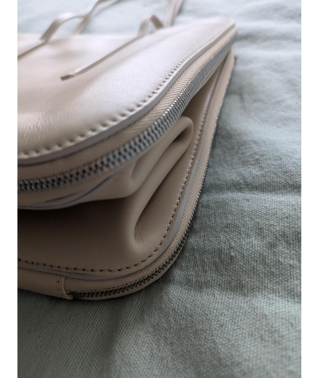 THE ROW Бежевая кожаная сумка через плечо, фото 4