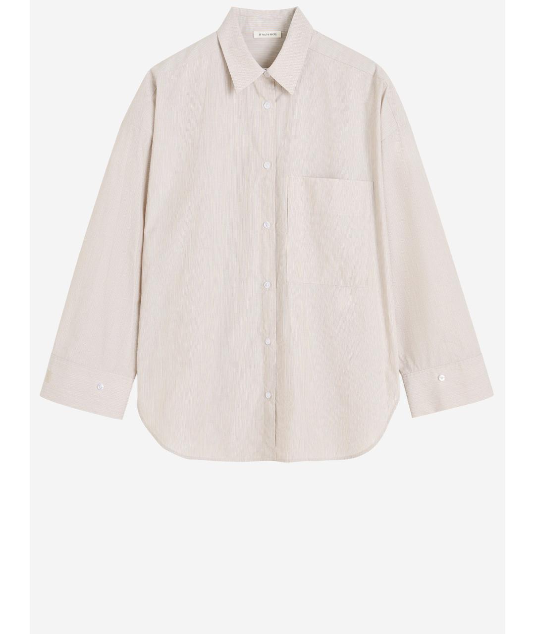 BY MALENE BIRGER Бежевая хлопковая рубашка, фото 1