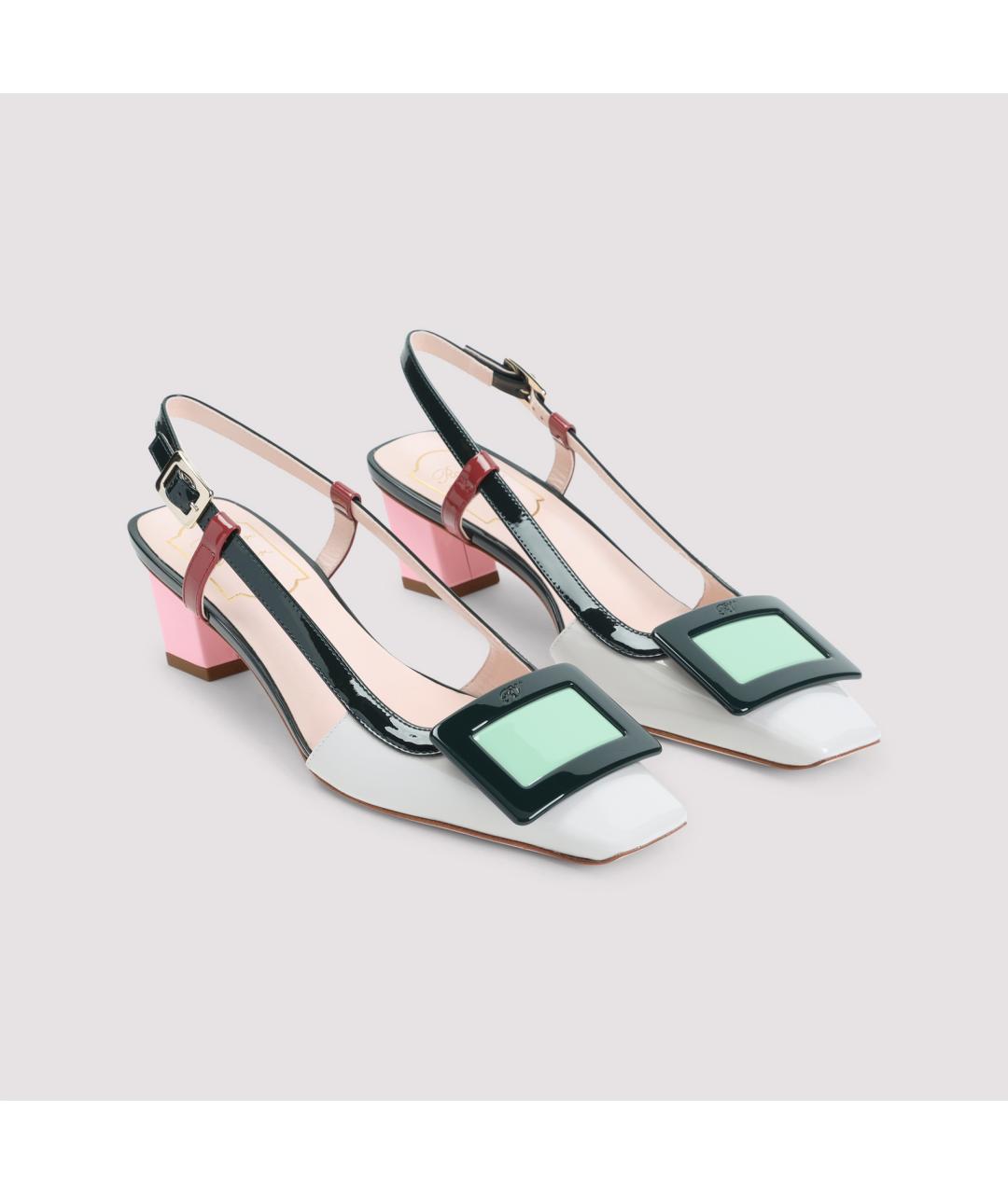 ROGER VIVIER Мульти кожаные туфли, фото 4