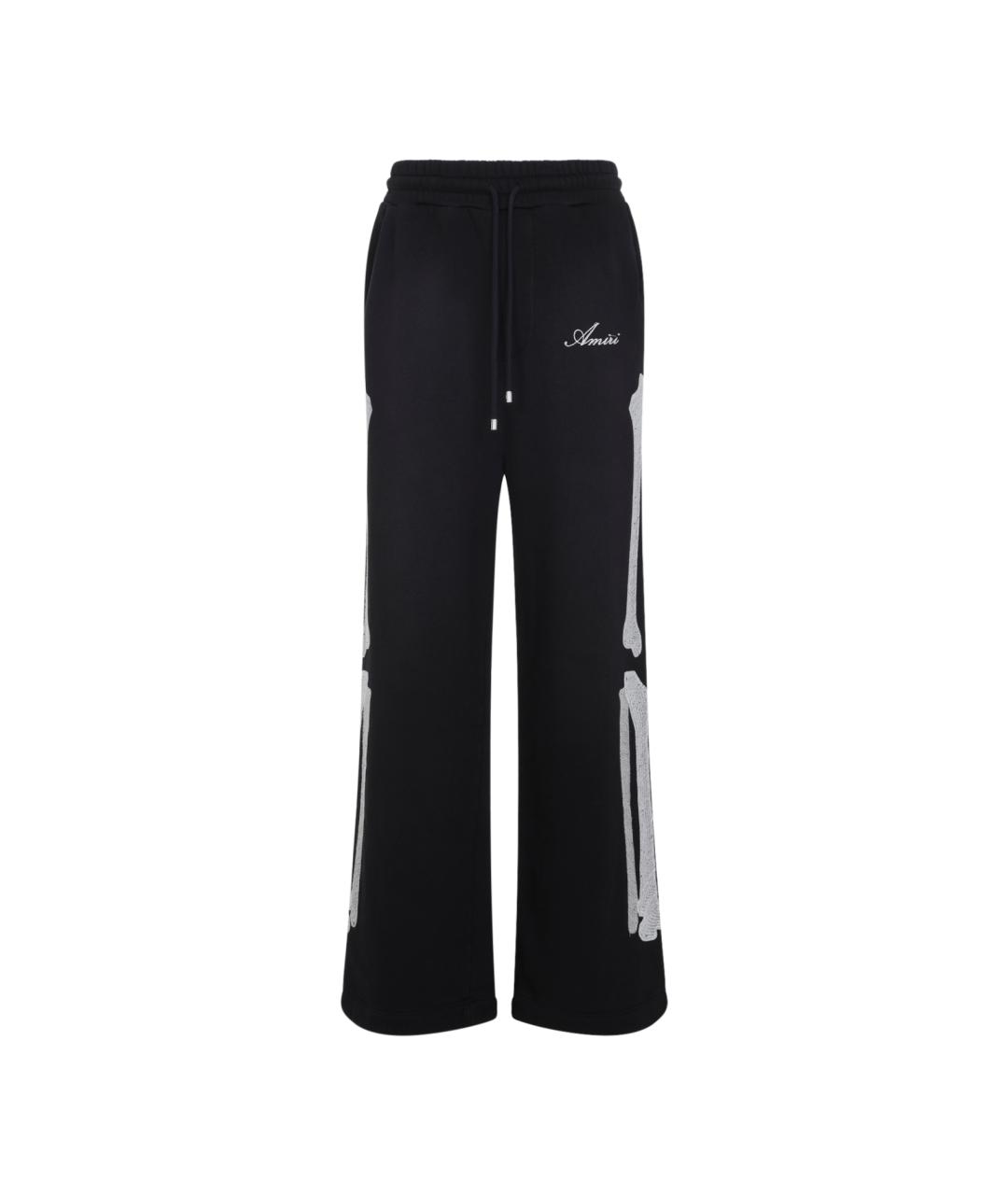 AMIRI Черные хлопковые повседневные брюки, фото 1
