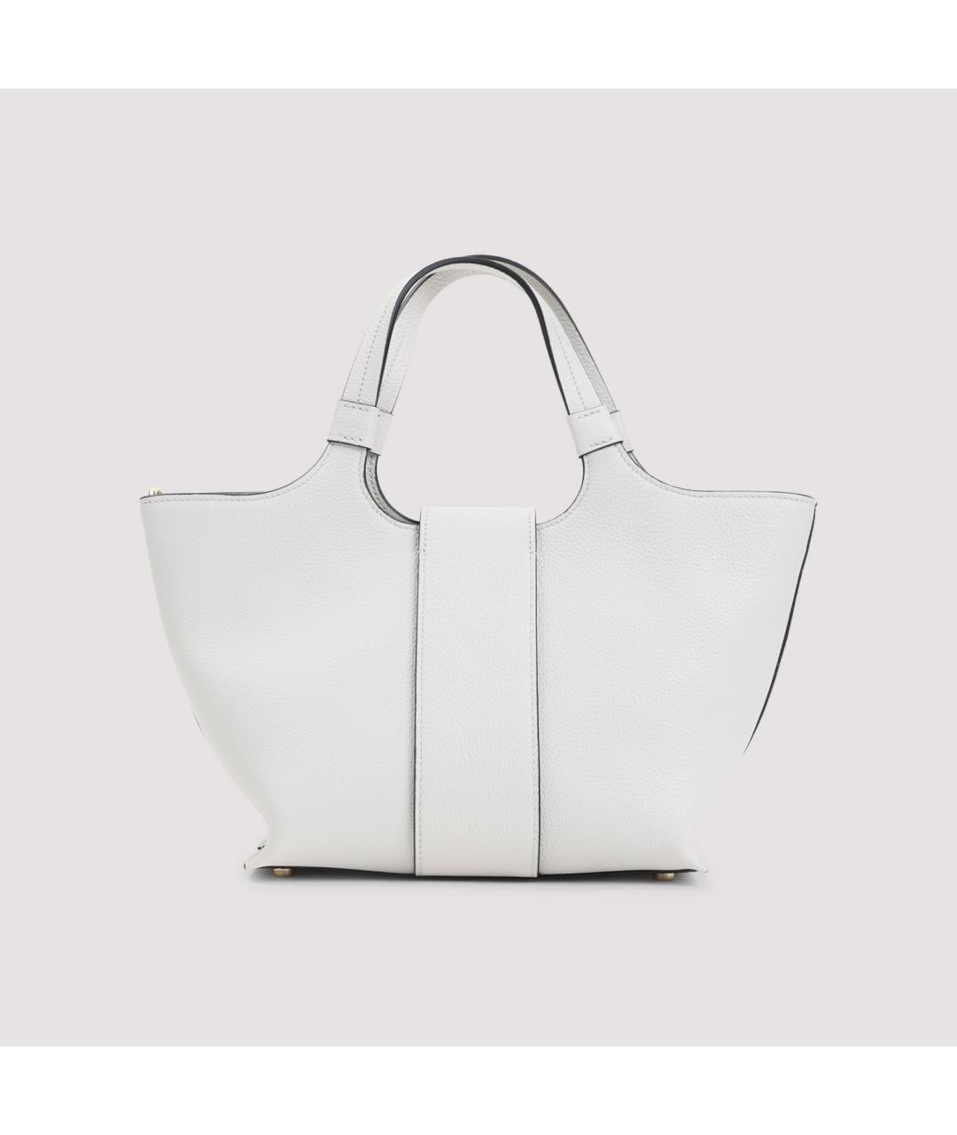 ROGER VIVIER Белая кожаная сумка тоут, фото 3