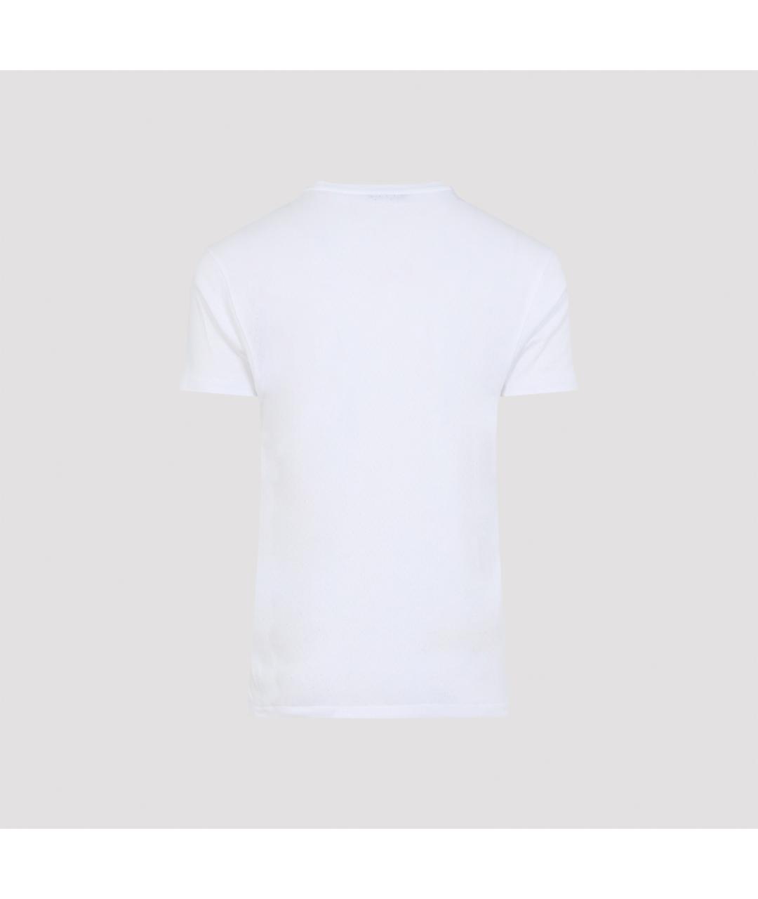 TOM FORD Белая хлопковая футболка, фото 3