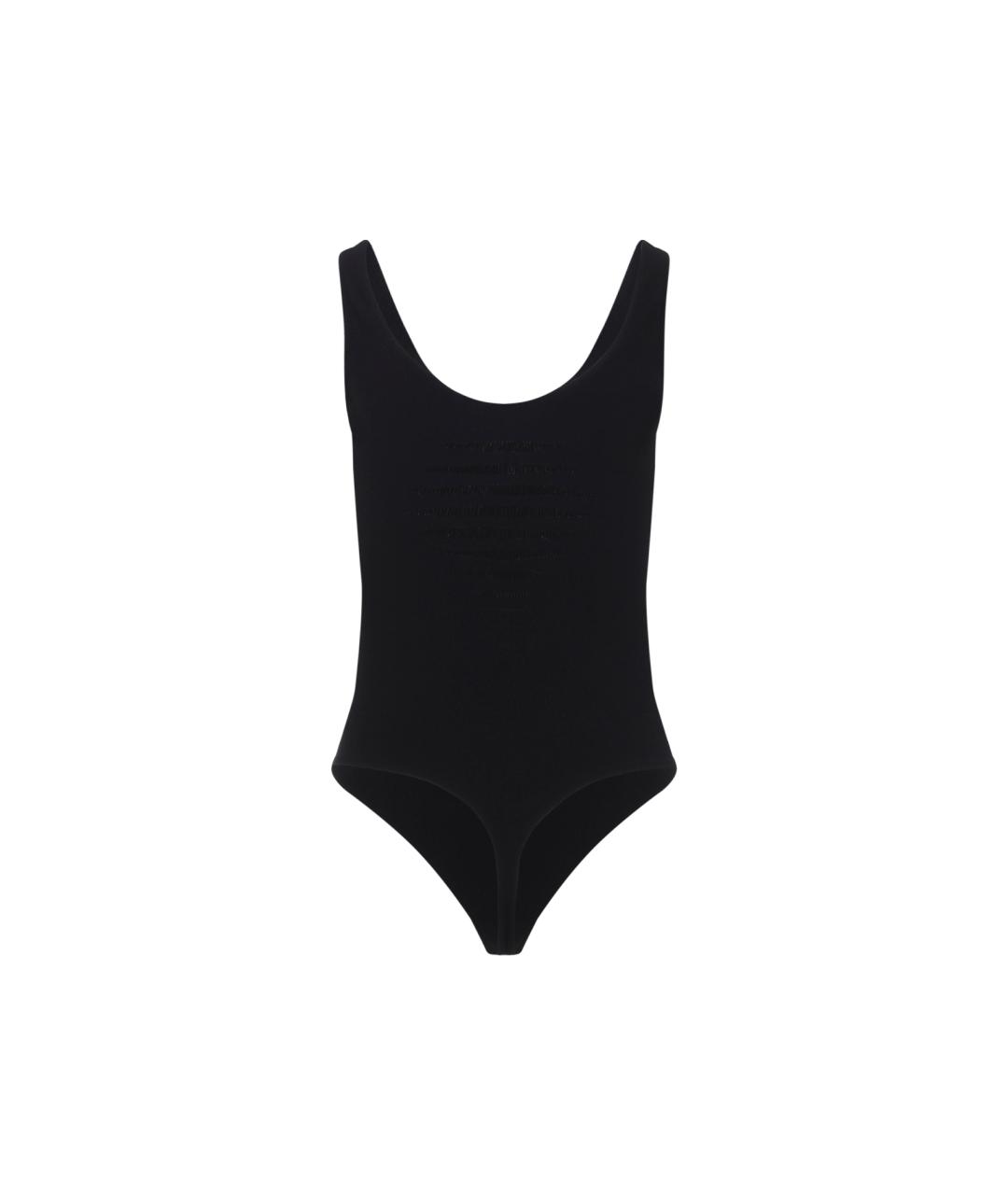 WOLFORD Черное полиамидовое боди, фото 3