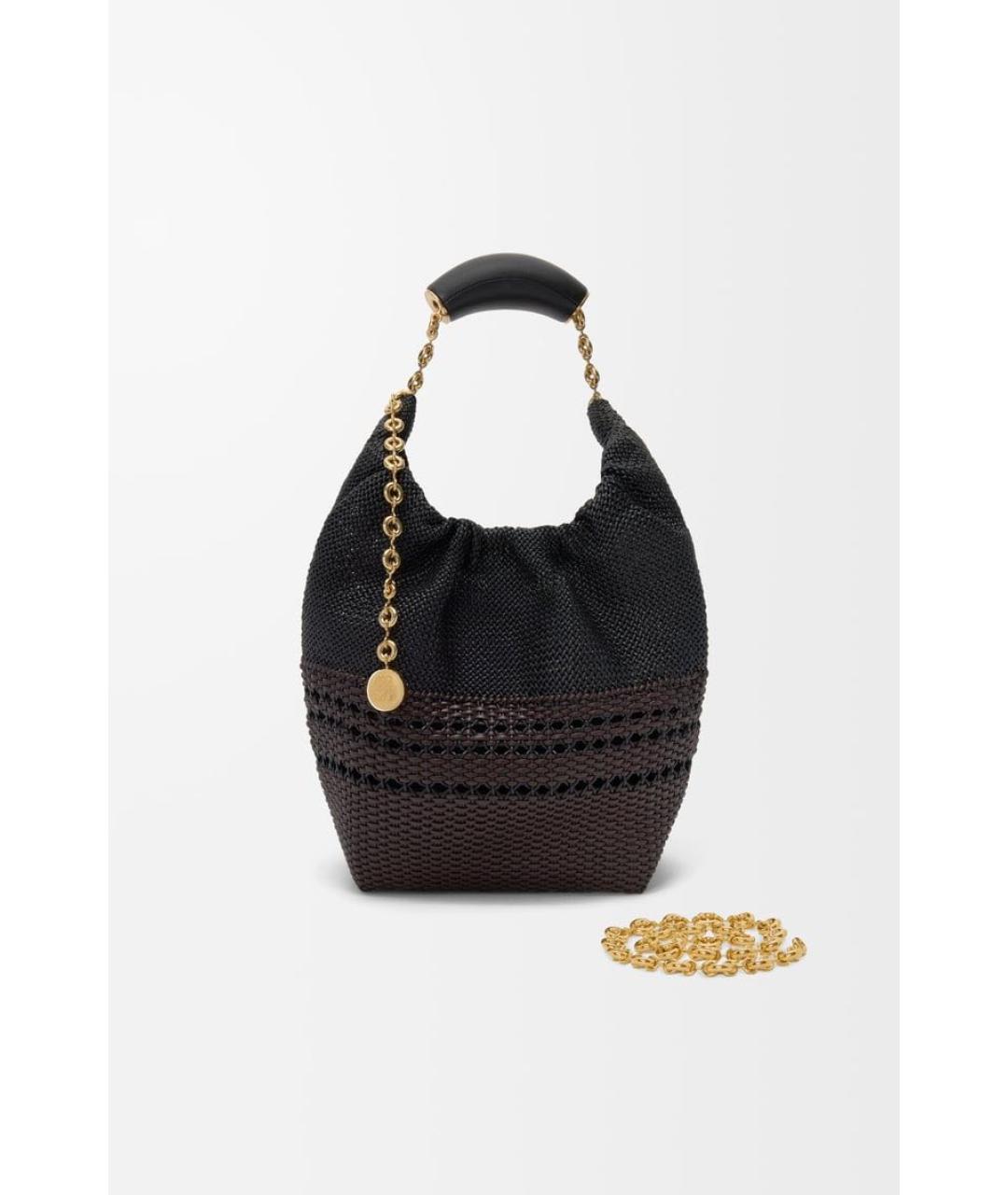 LOEWE Коричневая кожаная сумка через плечо, фото 4