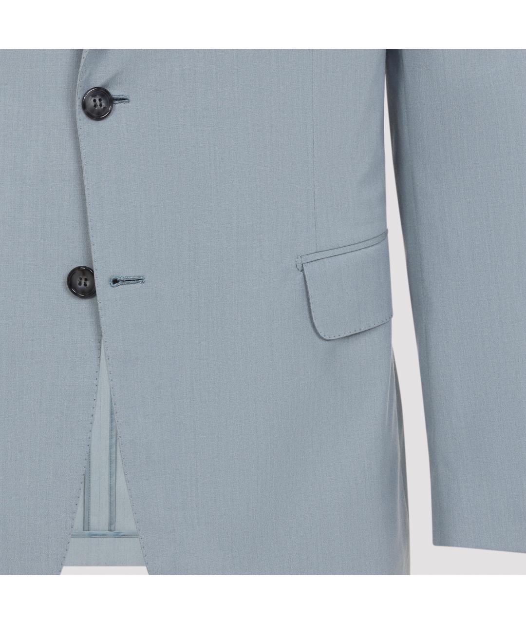 BRIONI Голубой классический костюм, фото 6