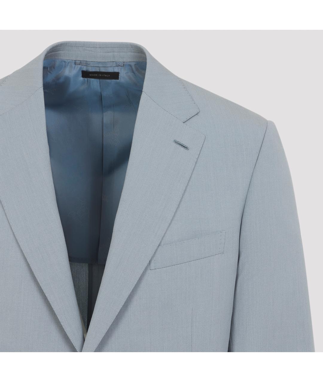 BRIONI Голубой классический костюм, фото 7
