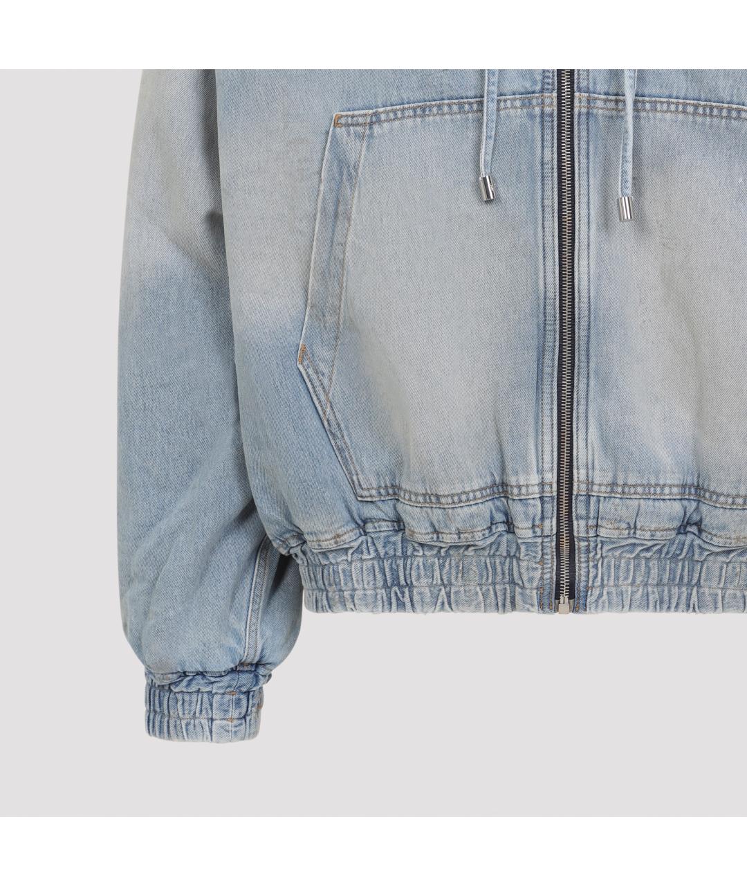 AMIRI Голубая хлопковая куртка, фото 4