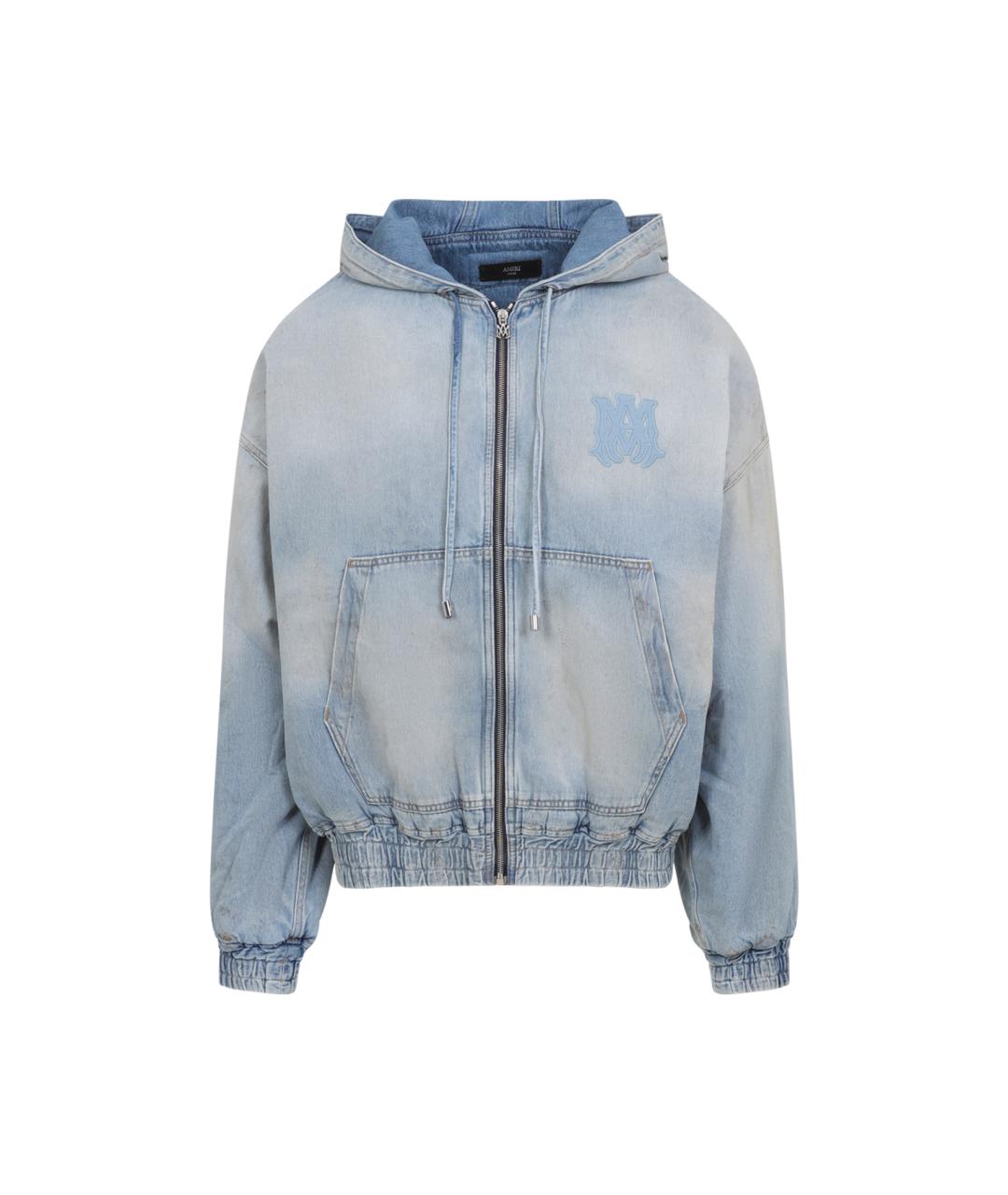 AMIRI Голубая хлопковая куртка, фото 1