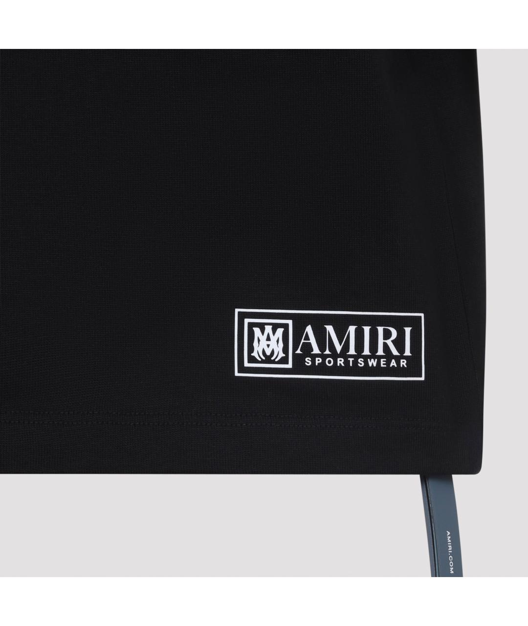 AMIRI Черная хлопковая футболка, фото 3