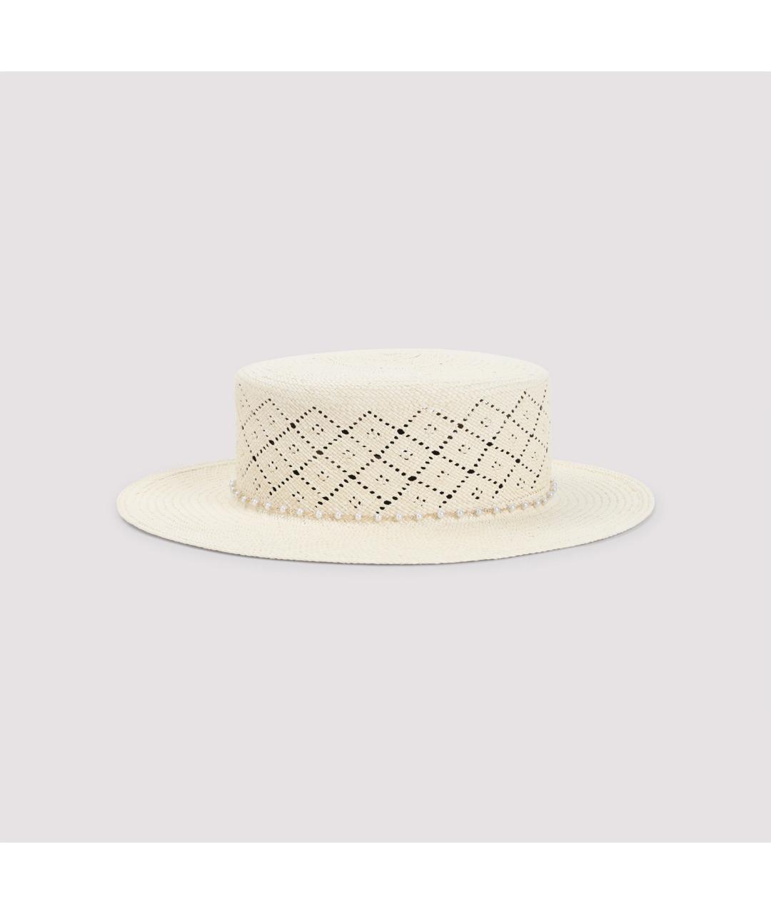 MAISON MICHEL Бежевая шляпа, фото 3