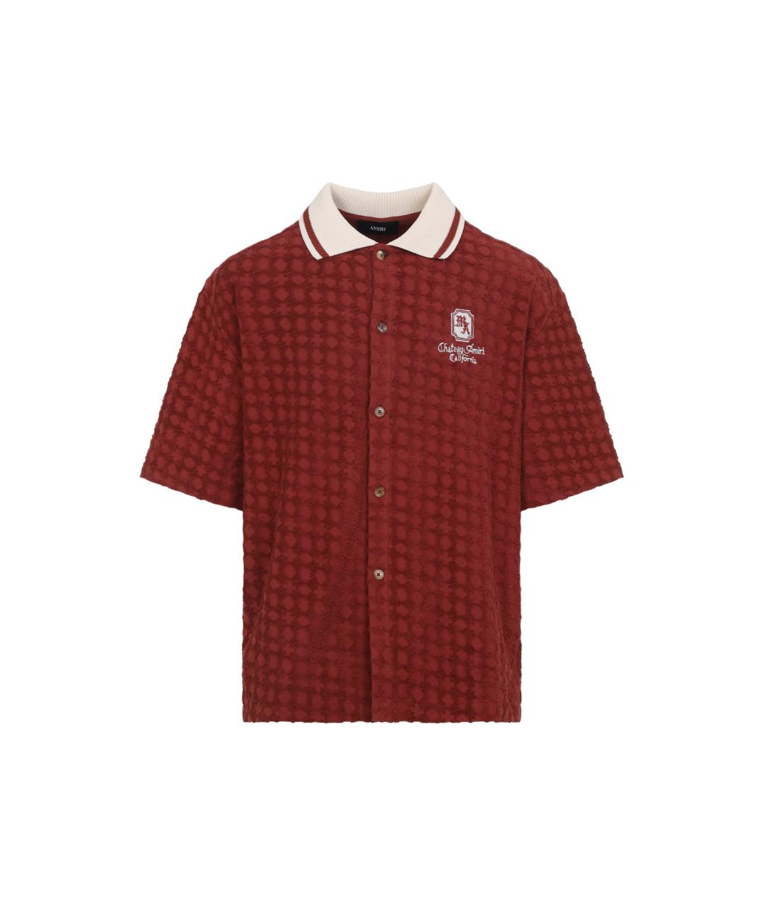 AMIRI Красная хлопковая кэжуал рубашка, фото 1