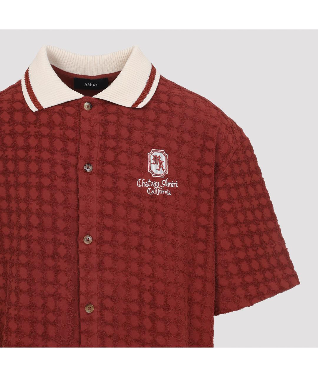 AMIRI Красная хлопковая кэжуал рубашка, фото 4