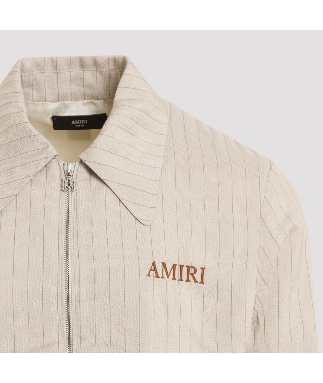 AMIRI Бежевая вискозная куртка, фото 3
