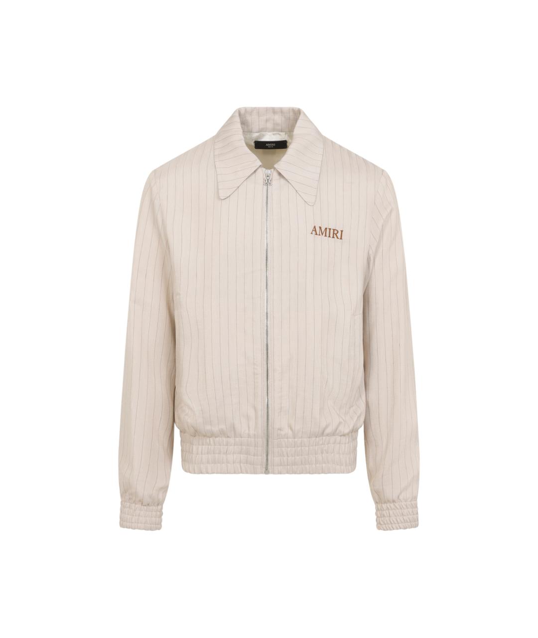 AMIRI Бежевая вискозная куртка, фото 1