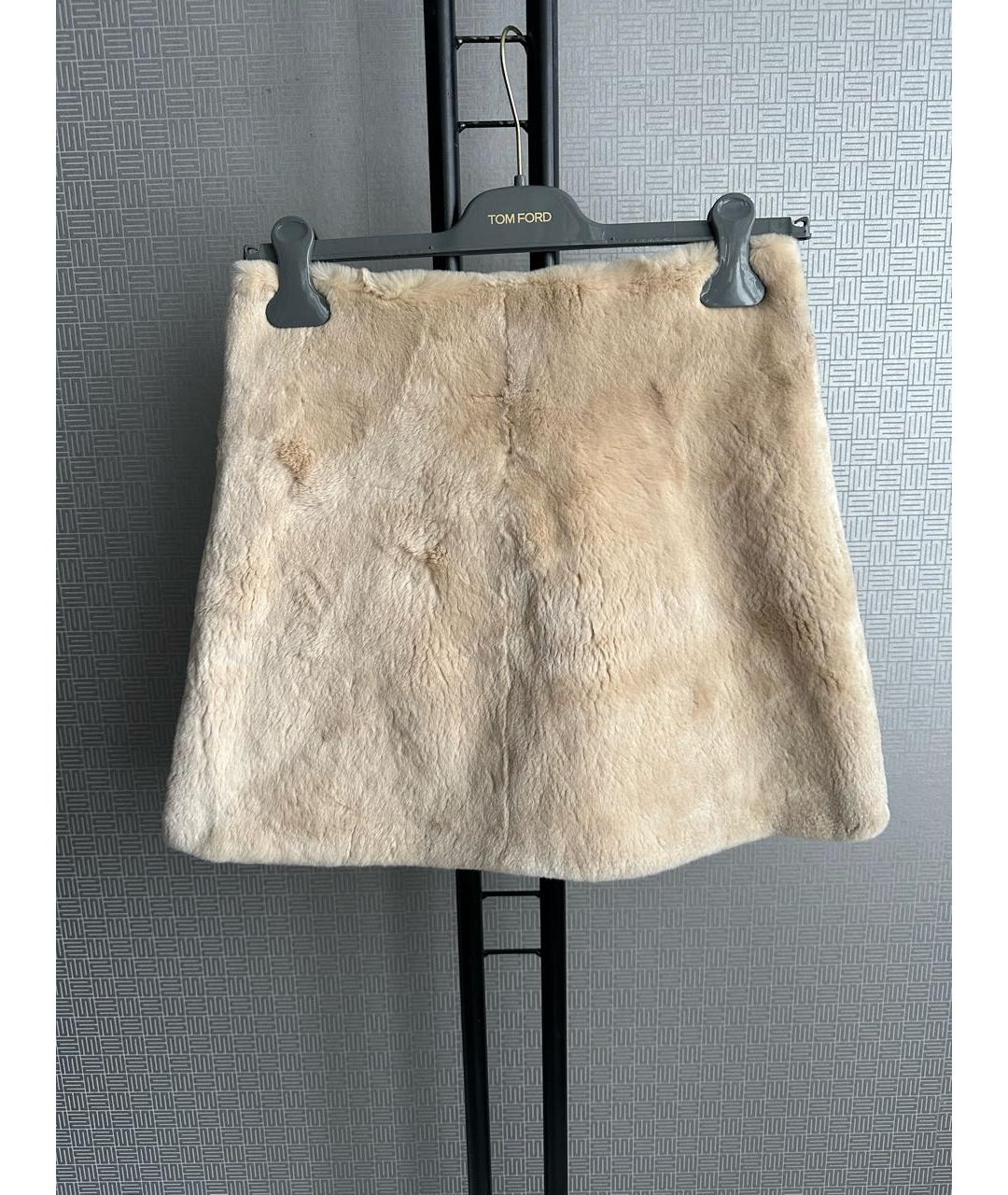 FABIANA FILIPPI Бежевый кашемировый воротник, фото 4