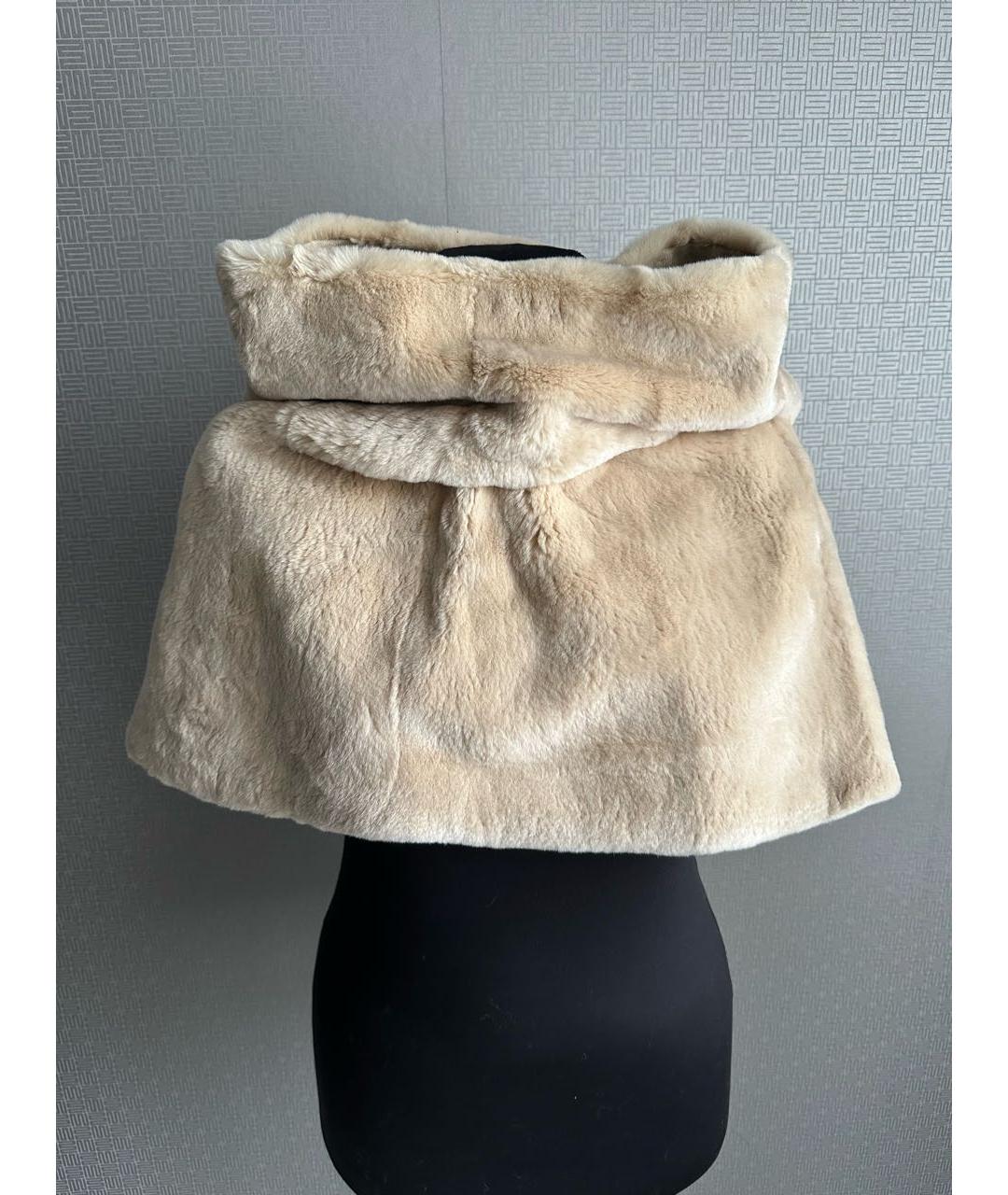 FABIANA FILIPPI Бежевый кашемировый воротник, фото 5