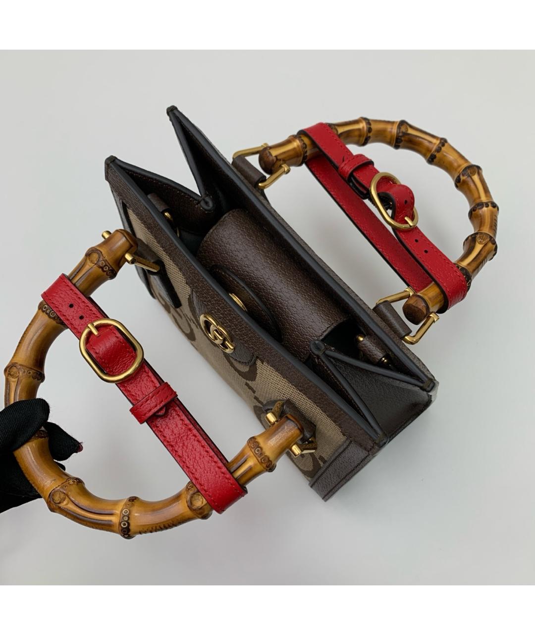 GUCCI Коричневая сумка через плечо, фото 5